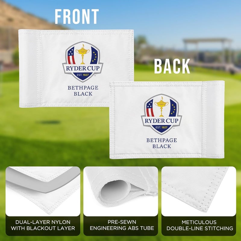 COGOLFING 2025 Themed Mini Golf Flag, 8x6 Inch, Double-Sided Silk-Printed, Durable 420D Nylon, Ideal for Backyard Practice Putting Green - Image 4